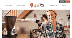 Desktop Screenshot of localproreviews.com